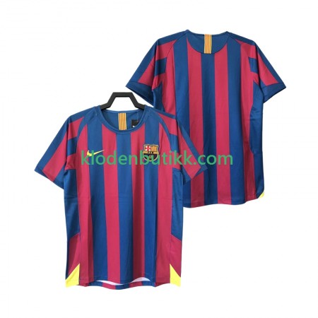 FC Barcelona 2006 Retro Hjemme Fotballdrakt 2005 Kortermet